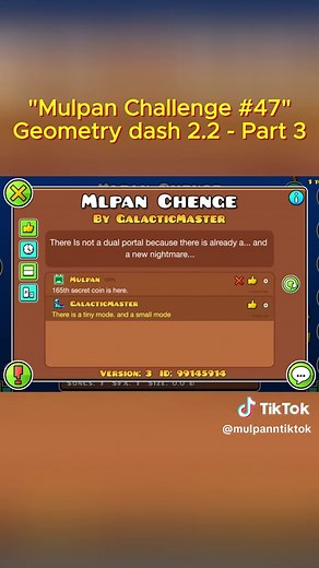 Mulpan Challenge #47: Geometry Dash Geomet!