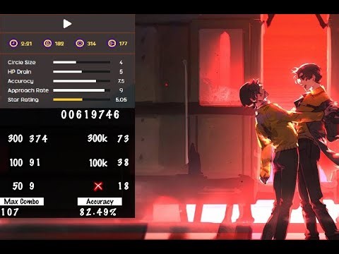 osu! | My first 5 star map comp - One Day - Lovejoy