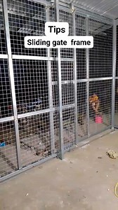 Sliding gate frame gamit tubular 2x2 at steel matting☺️👍👷 #slidinggate #SteelMatting #tubular #welding #welder | coyz builderz