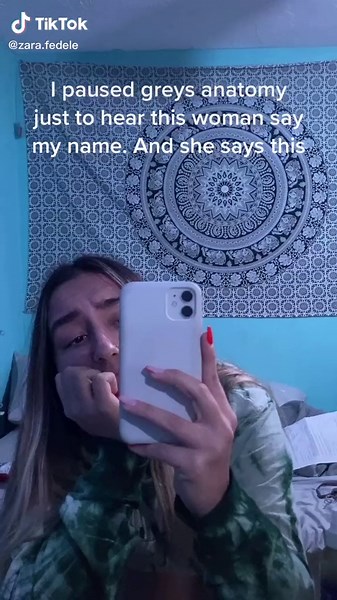 Woman Saying Zara in Grey's Anatomy