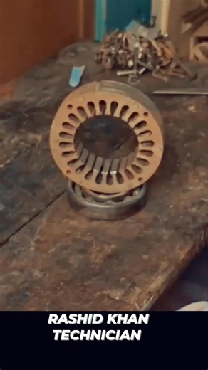 3 Phase Motor Winding #fblifestyle #usa #electrical #rashidkhandieselgenerator #electrician | Rashid Khan