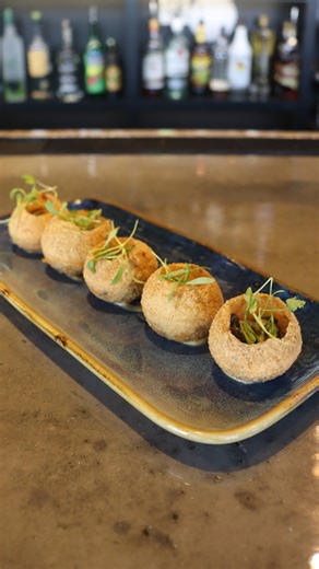 5.6K views · 33 reactions | Best new restaurant in Jax? Ajua might just be that! Ever had Air Nachos? At Ajua Mexican Kitchen and Bar you’ll find crispy fried Indian bread stuffed with queso and pico, indulgent enchiladas topped with rich mole sauce, and even the rare Mexican delicacy huitlacoche (Mexican corn truffle). Come with us as we visit 30 restaurants in 30 days!!! #mexican #jacksonville #yum #jaxbeach | Jacksonville Restaurant Reviews | Facebook