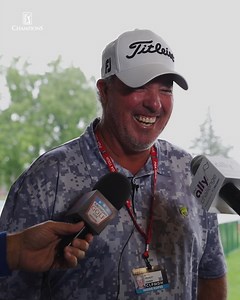 'LOOK OUT!' Boo Weekley was speaking to the media during the Ally Challenge Pro-Am when a wayward shot came a little too close for comfort 😅 | PGA TOUR Champions