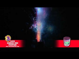 H-019 Komodo 3000 Fountain - Phantom Fireworks