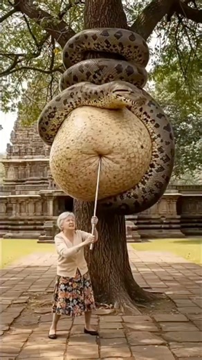 121K views · 1K reactions | Wow she saved the elephant from that python | Plus E official | Facebook