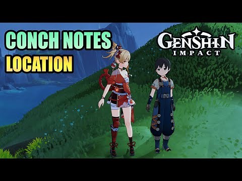 Conch Patterned Pages / Notes Location GENSHIN IMPACT 6.0