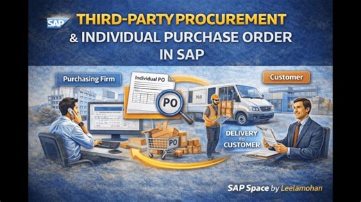 Business Scenario 2: Third Party Procurement Process | Individual Purchase Order (IPO) | SAP MM-SD | Leelamohan Mannem