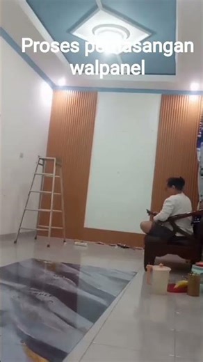 proses pemasangan walpanel