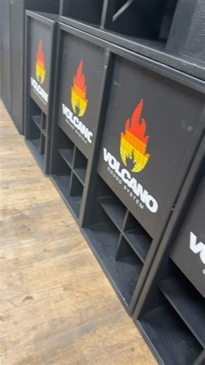 Volcano sound system testing new type o boxes