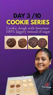 Day 3/10 of our cookie series - -Jaggery instead of Sugar
