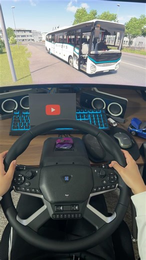 Bus Driving POV 🚌🔥 HORI Steering Wheel Gameplay #eurotrucksimulator2 #ets2