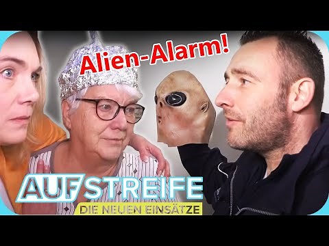 "Oma mit Alu-Hut" sieht ALIENS 👽 Da spielt ihr doch jemand einen Streich! | Auf Streife | SAT.1