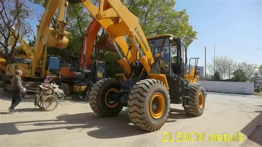 HOT SELLING for ZL50CN Mini Loader Tractor Loader Hydraulic Wheel Loader with Snow Blower 8 Ton Ce Construction Machine