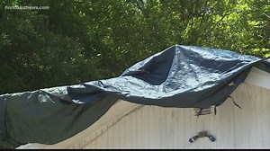 Jacksonville house destroyed after company stacks too many roofing shingles in one area