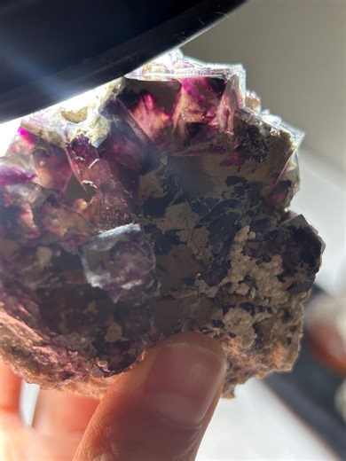 380g Natural Purple Fluorite Quartz Crystal Specimen/energy Stone for Meditation /reiki Healing L479 - Etsy