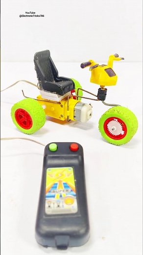 Cycle powered by DC motor / Remote control RC Cycle / Upgrade Cycle / DC motor Cycle / Motor Cycle