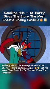 And when the deadline hits… Daffy picks the MOST unhinged ending possible 😂🔥 Only Looney Tunes could turn a script finale into a full-blown disaster in the funniest way. Cartoons back then were on another level. 💬 What ending from the classics always stuck with you? #daffyduck #looneytuneschaos #cartoonfinale [ "The Scarlet Pumpernickel" (1950), from Looney Tunes Cartoon ] . . . . . #looneytunes #scarletpumpernickel #daffyduck #classiccartoons #retroanimation #vintagecartoons #oldschooltoons 