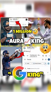 237K views · 11K reactions | Virat Kohli, scored a century in the first match of the "Vijay Hazare Trophy 2025", but he got one million Google searches for this match, which is a record. King is king 﫡 #viratkohli #VijayHazareTrophy #delvsap #worldcup2027 #GautamGambhir #rohitsharma | Dailysoap365 | Facebook