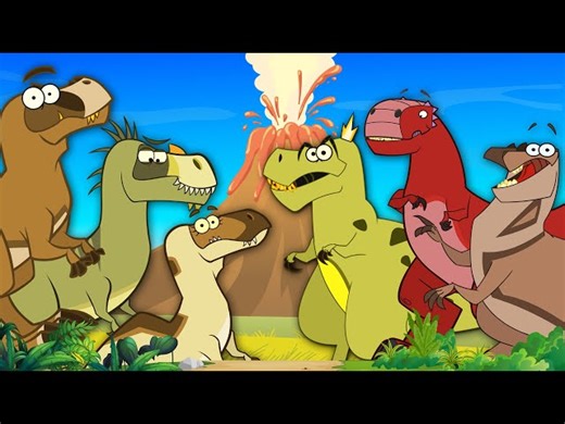 Funny Dinosaur Cartoons -  was/were/had got