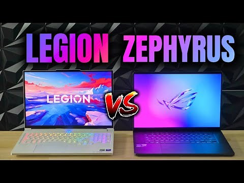 Legion 7 vs Zephyrus G16 - What is the BEST thin Gaming Laptop? [Asus ROG vs Lenovo]
