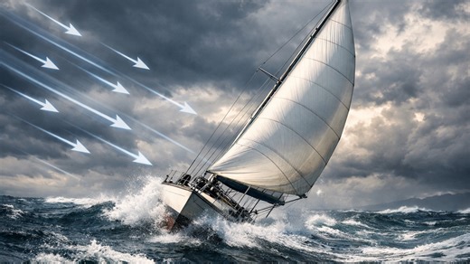 How sailboats move against the wind, the physics of lift, keels, and tacking explained