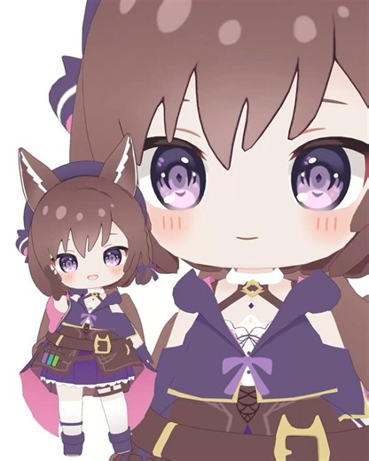 Suzu | Chibi3D Commission Model Showcase #3dcg #blender #vrmmodel