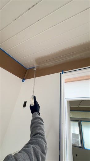 Premium Painting LLC on Instagram: "Smooth ceilings start with control, prep, and clean lines.” #painting #ceilingspraying #paintertips #propainting #smoothfinish #homerenovation"