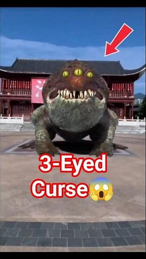 The Curse of the Three-Eyed Frog 🐸 | Creepy Creature in the Swamp #creepy #frog #shorts