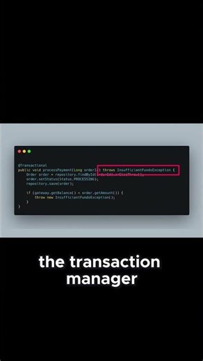 Checked Exceptions & Spring Transactions: The Silent Commit Problem #coding #programming