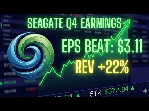 Seagate (STX) CRUSHES Earnings: 32TB Drives, AI Boom & Record Margins! 🚀
