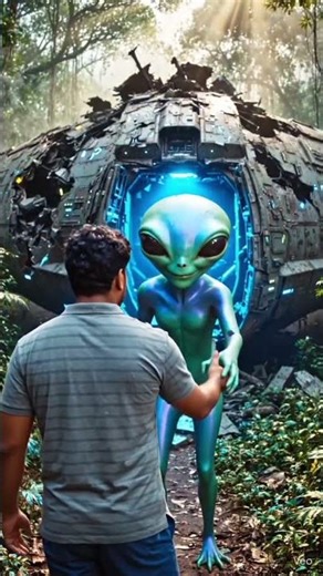 🚀 “Real or Fake? Alien Ship Repair Prank Video 🔥”