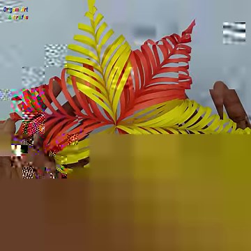 Beautiful and easy snowflakes making very easy instruction step by step at home. Christmas decoration ideas with paper snowflakes. #ChristmasSnowflake #Christmas ##handmade | Origami Art & Crafts