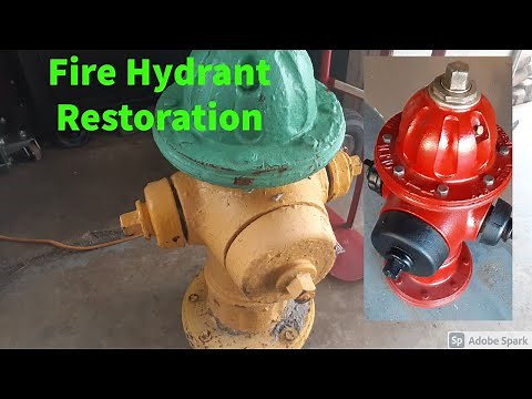 Restoration of an old Fire Hydrant