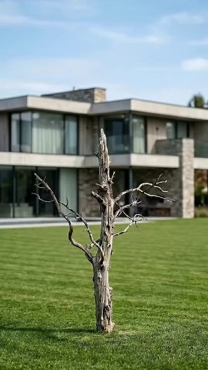 Homeowner builds amazing pigeon house out of trees in front of his house🕊️ Amazing snail statue made of grass 🐌