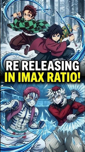 Demon Slayer's FIRST Real IMAX Movie! 🎥🔥 #shorts #demonslayer