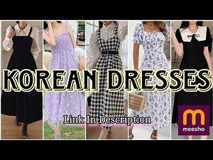 Meesho *Korean Dresses* Aesthetic l Under ₹500 l 🌺🦋Trending Dresses