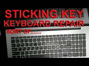Fix sticky key without replacing keyboard