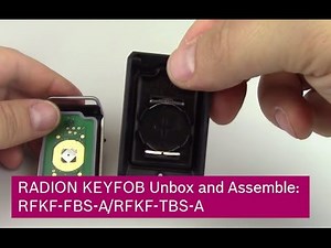 RADION Keyfob Unbox and Assemble: RFKF-FBS-A/RFKF-TBS-A