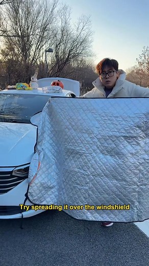4.2K views · 21 reactions | In winter, car windows can freeze, so make sure to cover your car with snow shields promptly! #car #driving #drivingtips | Driving Tips | Facebook