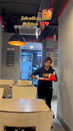 Date with my Sali & Girlfriend 🎀 #romantic #date #sali #adipromivlogs #love #kfc #ytshorts #shorts