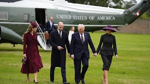 Trump’s state visit begins as royals turn on the charm with Windsor welcome