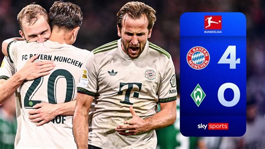 Bayern Munich 4-0 Werder Bremen | Bundesliga highlights