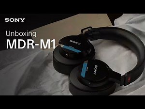 Unboxing: Sony MDR-M1 Studio-Kopfhörer
