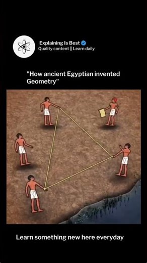 Ancient Egyptian geometry originated around 3000 BC