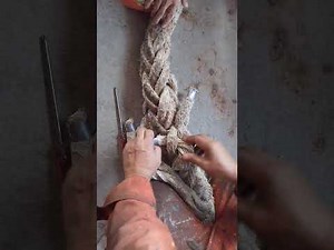 @8 strand mooring rope eye quick and easy way to splice 4by1tutorial