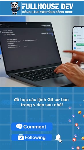 Git GitHub Bộ đôi quyền lực cho dev! #FullHouseDev #Git #GitHub #CodeLife #Coding | Fullhouse Dev - Dạy lập trình C, Java, Python, CTDL kèm riêng