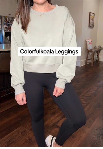 the perfect leggings— buttery soft fabric, high-waisted fit, and pockets! AFFORDABLE!! @Colorfulkoala Sports #leggings #butterysoft #colorfulkoala #colorfulkoaladreamlux #legging