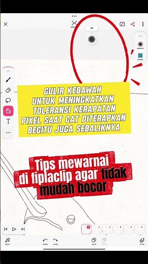 cara coloring di Ibis paint agar tidak mudah boc #digitaldrawing #tutorial