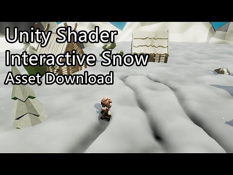 Unity VFX - Interactive Snow - Downloadable