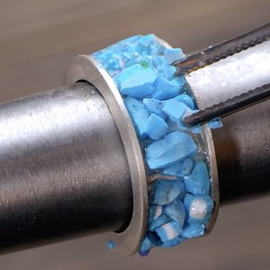 DIY Turquoise Ring: Turn an Old Coin into a Chic Accessory! | 5-Minute Recycle